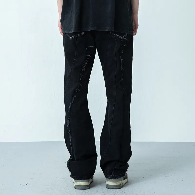 XINYINSU Jeans Unisex Black-3
