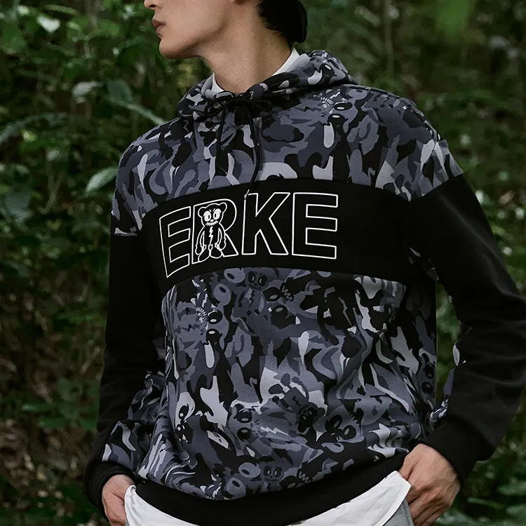 Erke Sweatshirts Men Jet Black-2