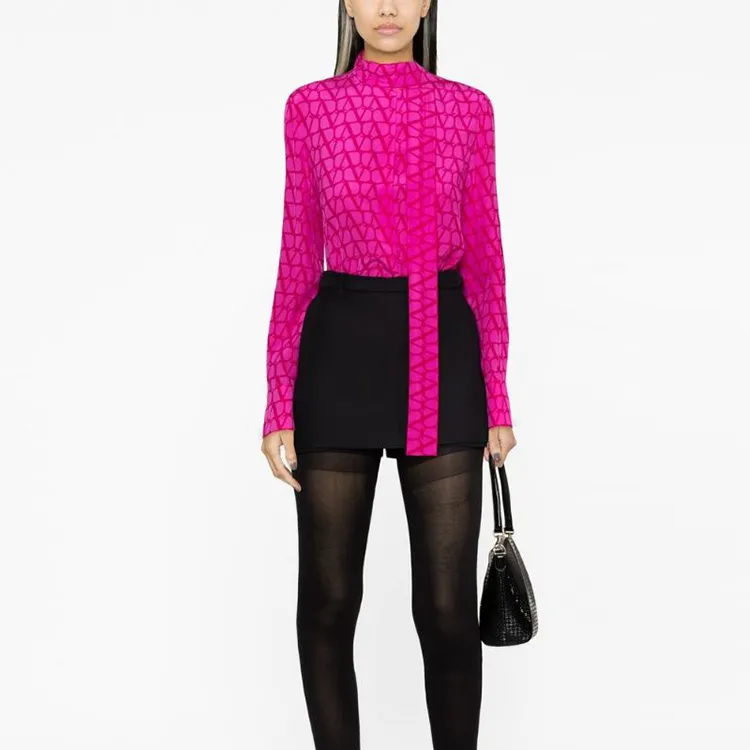 Valentino SS23 Shirt Women's Rose Red-1