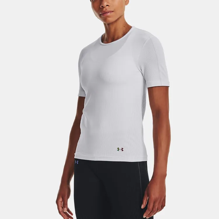 Under Armour Rush T Shirts Women's White-4
