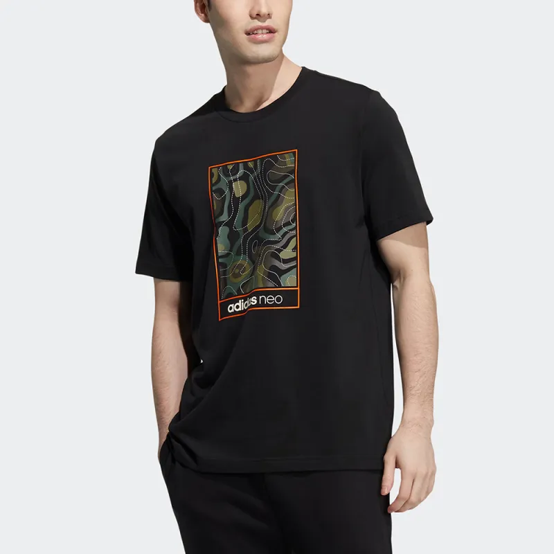 Adidas Neo T Shirts Men Black-1
