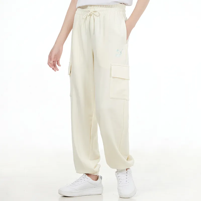 PUMA Sports Pants Women's Ecru-4