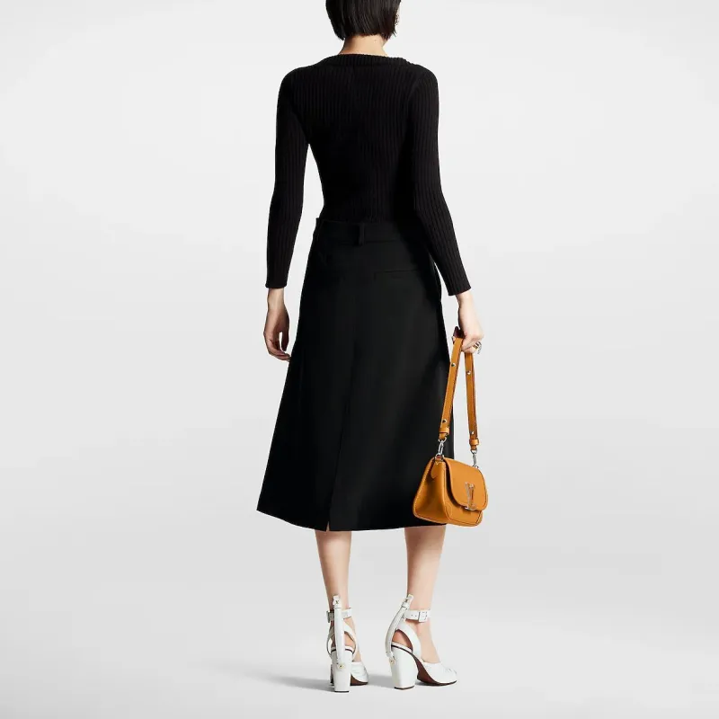 LOUIS VUITTON Ribbed Knit Bateau Pullover-2