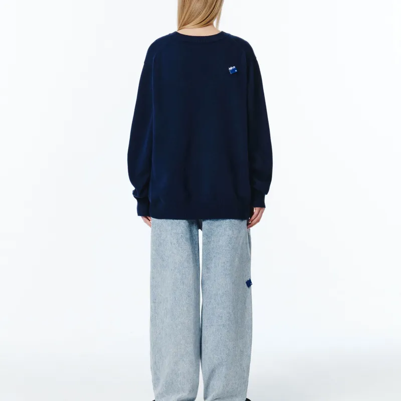 ADER ERROR Tetris-appliqué Fine-knit Jumper-3