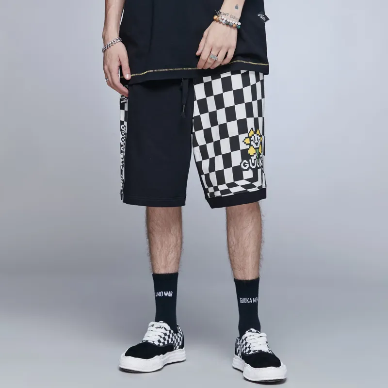 Guuka Casual Shorts Men Black-5