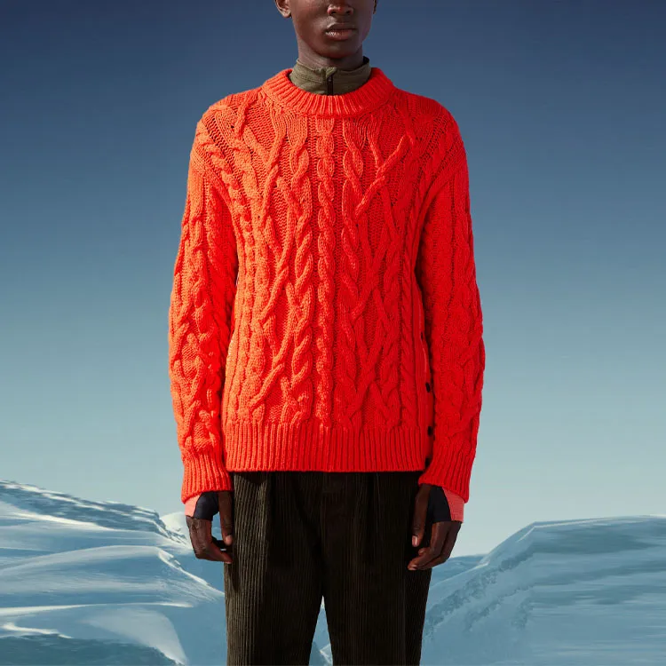 Moncler FW22 Sweaters Men Orange-1