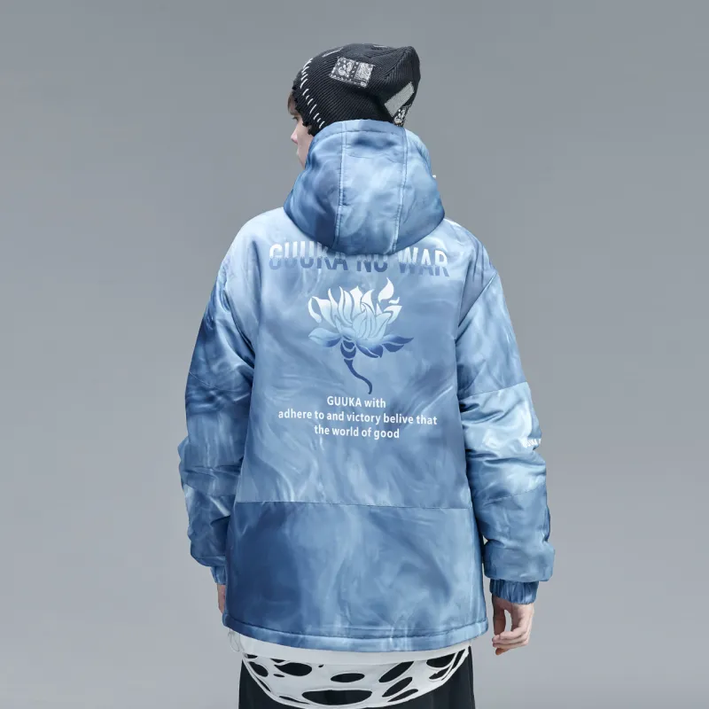 Guuka Puffer Jacket Unisex Blue-2