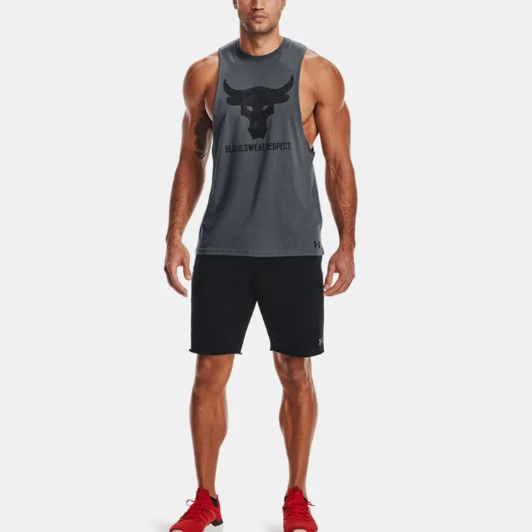 Under Armour Tank Tops Men Dark Gray-3