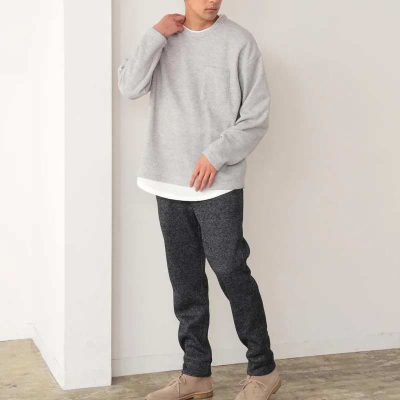 Beams T Shirts Men Gray-2