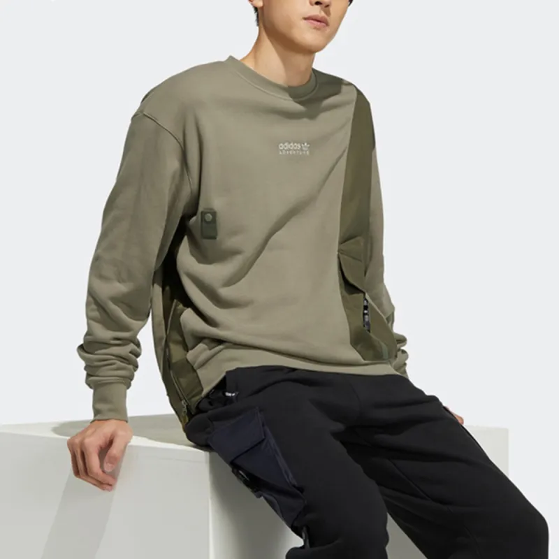 Adidas Originals Sweatshirt Men's Olive-2
