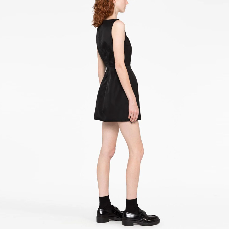 PRADA Re-Nylon Triangle-logo Minidress - POIZON