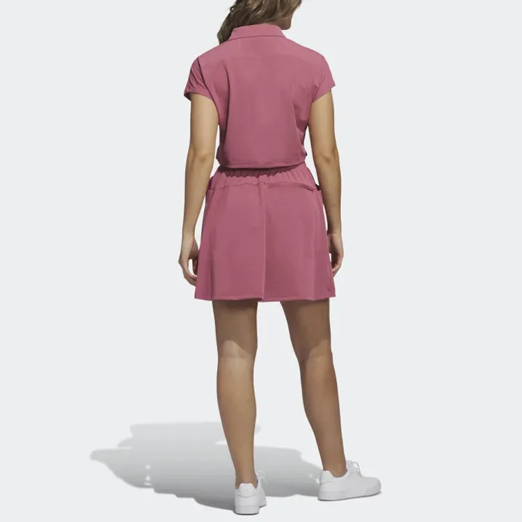 Adidas Short-Sleeved Dresses Women's Pink-2