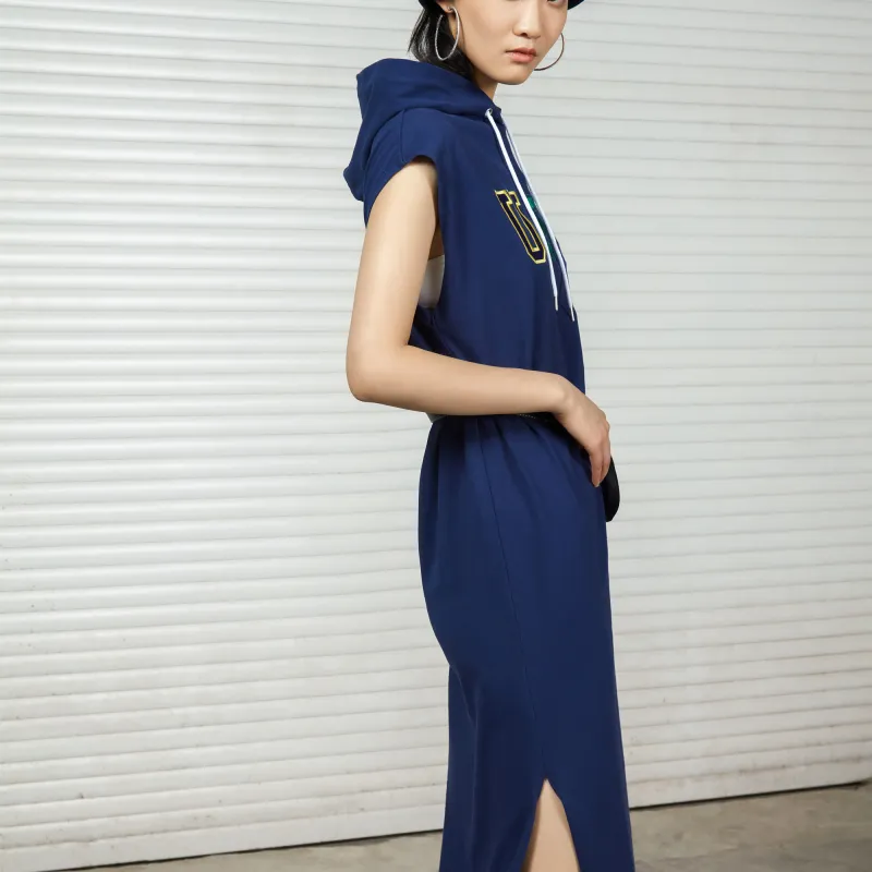 Champion Dress Japan Version Women's Navy Blue-3