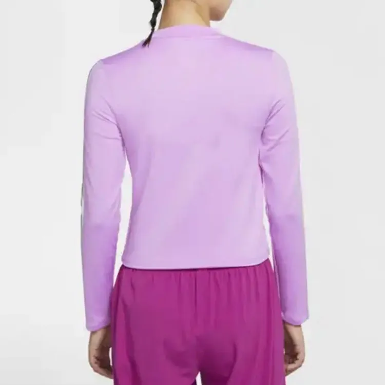 Nike Crop Tops Women's Purple-2