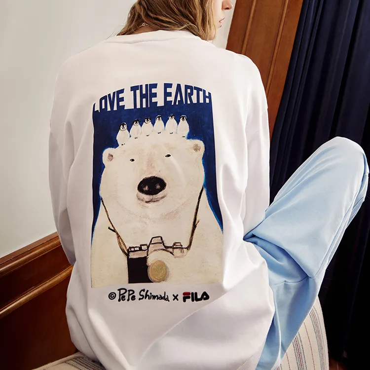 FILA Sweatshirts Men Standard White-3