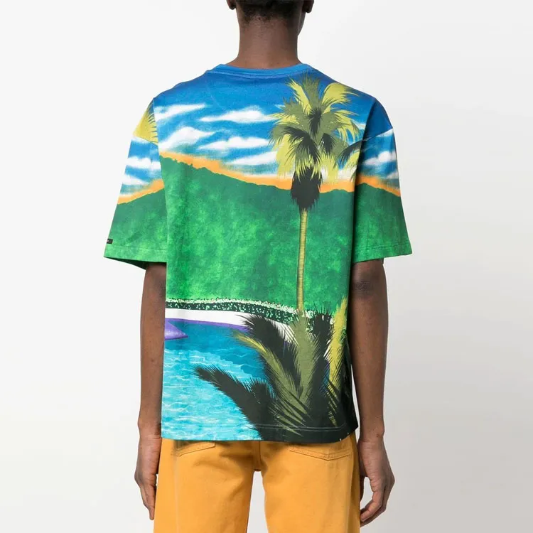 ETRO Graphic print Short sleeved T shirt-2