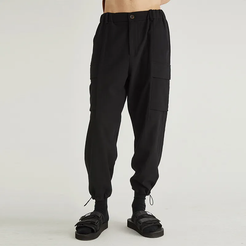 DECESOLO Knitted Sweatpants Men-2