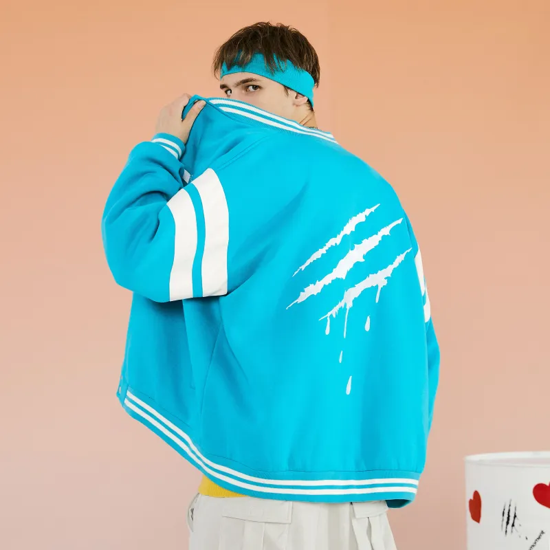 Suamoment Baseball Jacket Unisex-7
