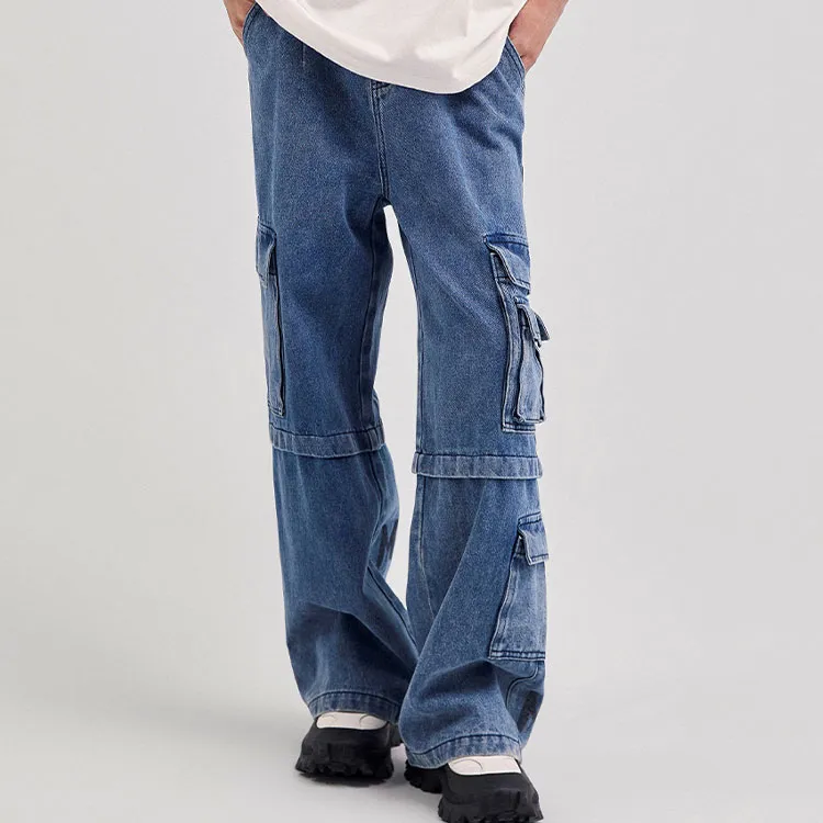 Mishkanyc Jeans Men Medium Blue-3