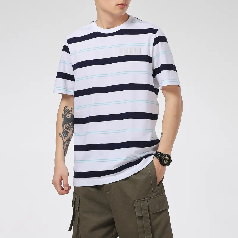 PUMA Suede Set-in Sleeve T-Shirt Men's White-2