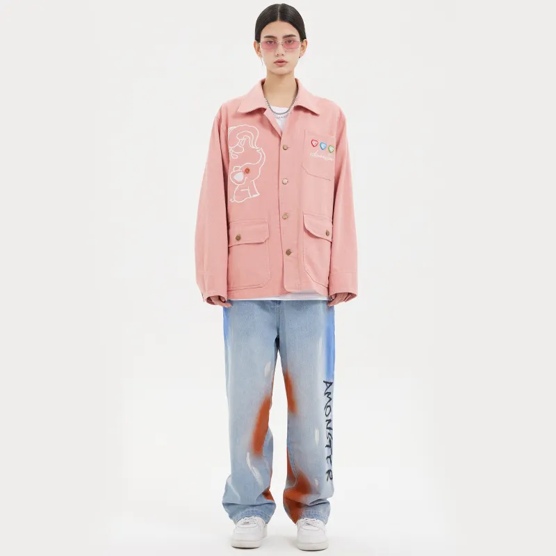 AMONSTER Denim Jackets Unisex-2