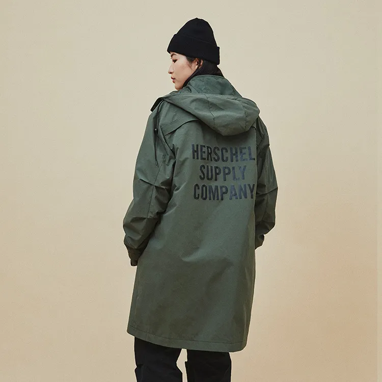 Herschel Trench Coats Unisex-7