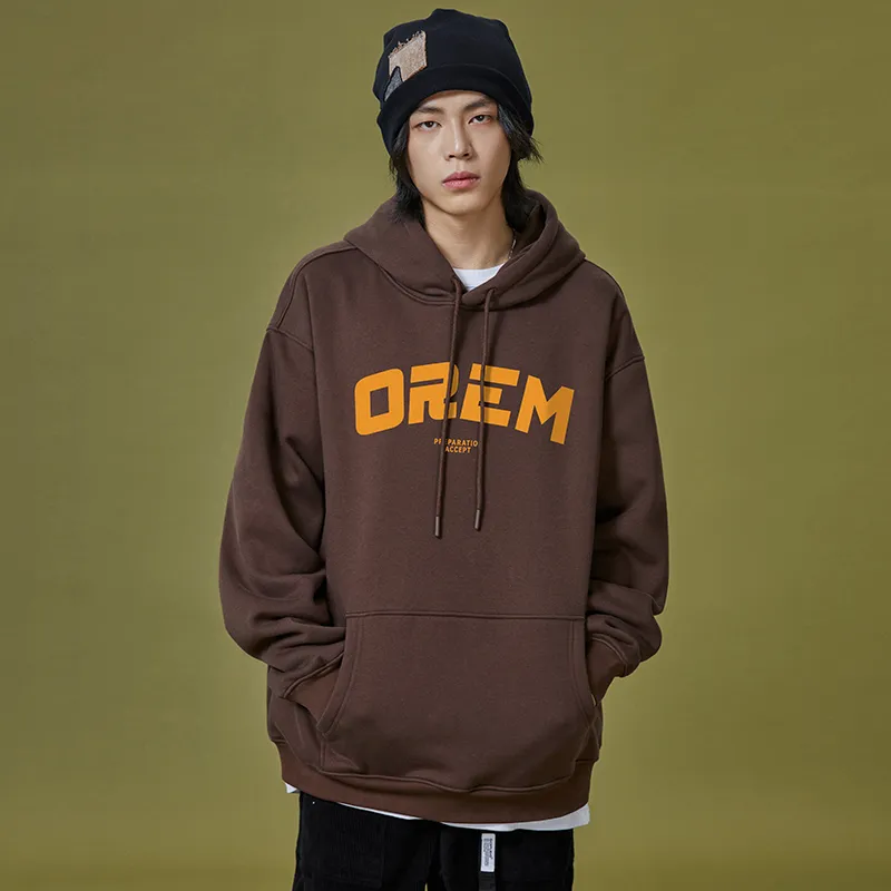 OREM ONE Hooded Loose Fit Regular Sweatshirt Unisex-21