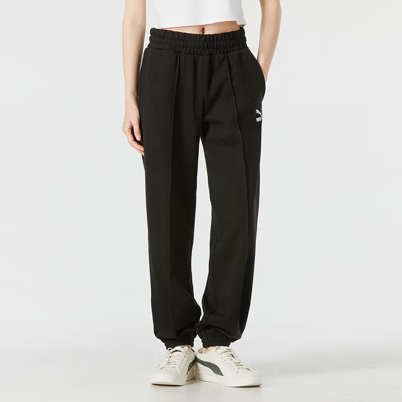 PUMA Knitted Sweatpants Women's Black-4