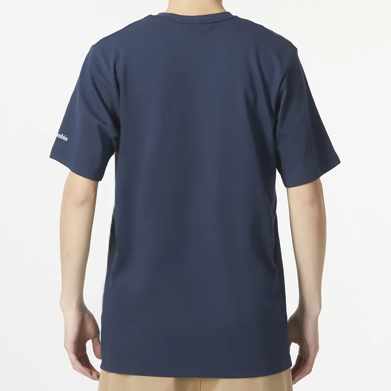 Columbia SS24 T Shirt Men's Royal Blue-3