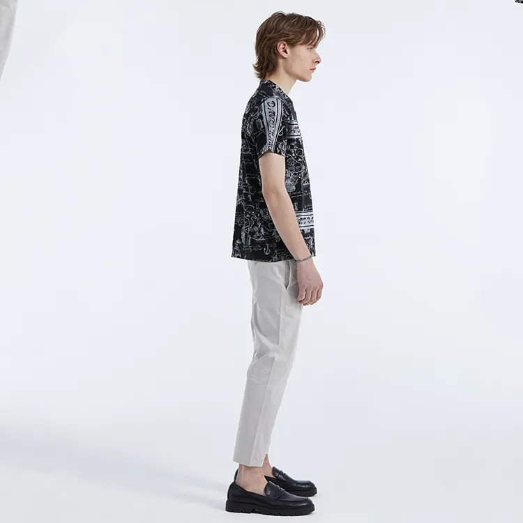DAVID NAMAN Casual Pants Men Ecru-3