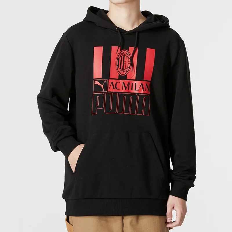 PUMA AC Milan Sweatshirts Men Black-2