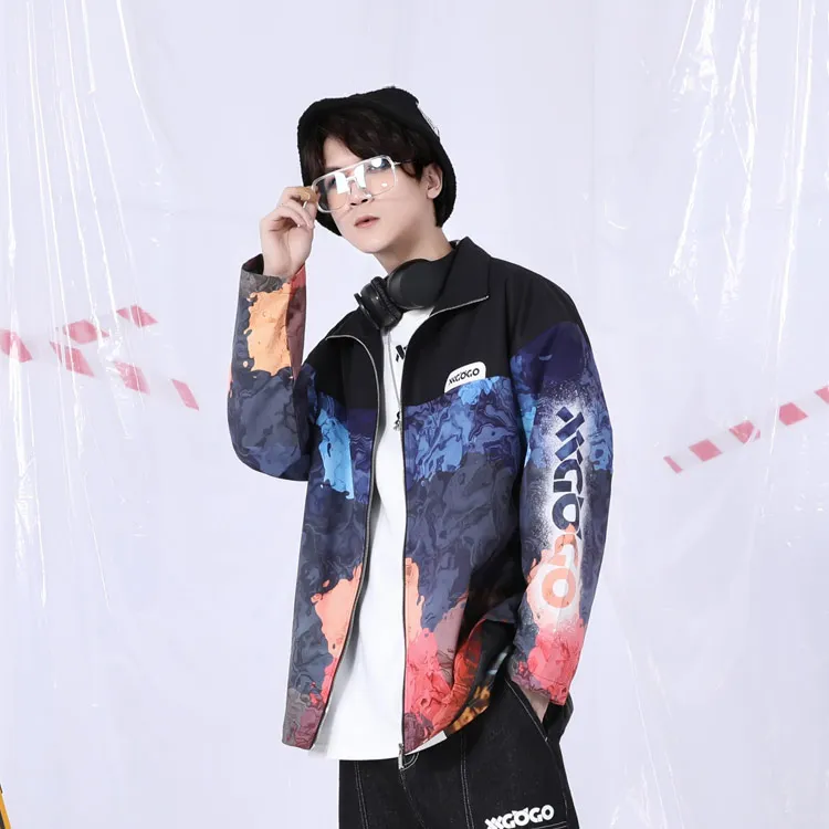 XXGOGO Loose Fit Jacket Unisex Black-2