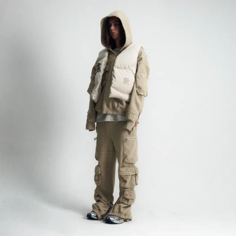 Createexploreexpandconquer Garment-dyed Cargo Trousers-5