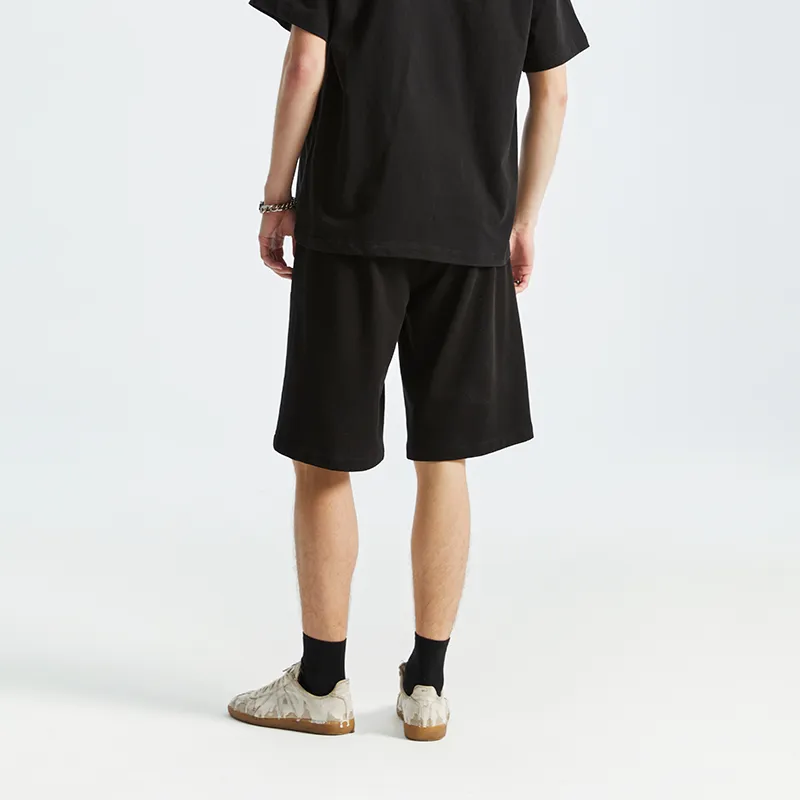 Organic Emotion Cargo Shorts Unisex Black-5