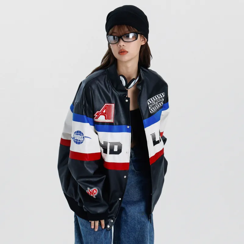 ALL NIGHT DAYS Loose Fit Jacket Unisex-2