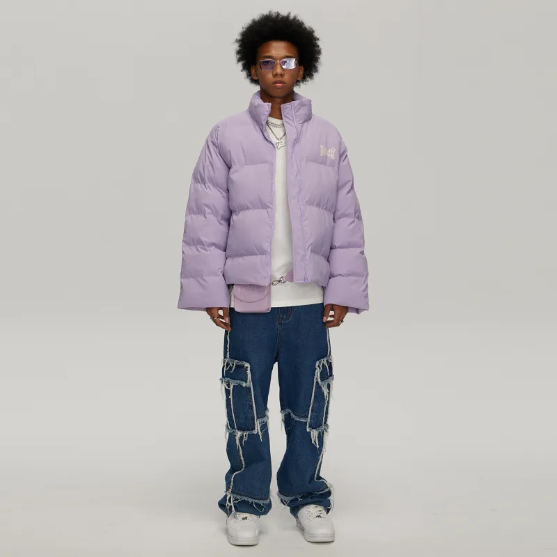 Teach Peace Puffer Jacket Unisex-18