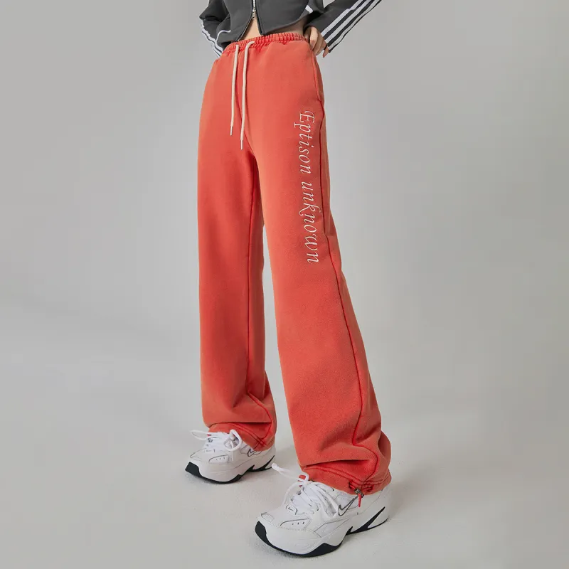 EPTISON WOMAN Straight Thickened Casual Pants Women's-6