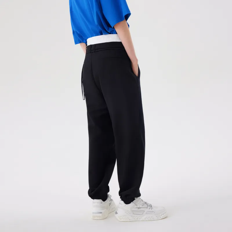 YK&YB Knitted Sweatpants Unisex Black-5