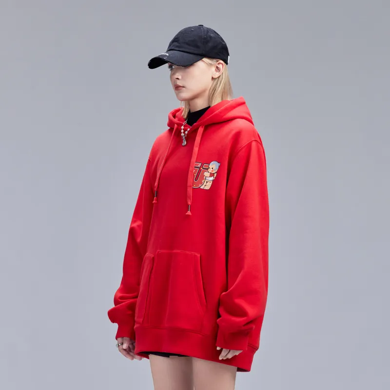 Guuka Sweatshirts Unisex Red-3