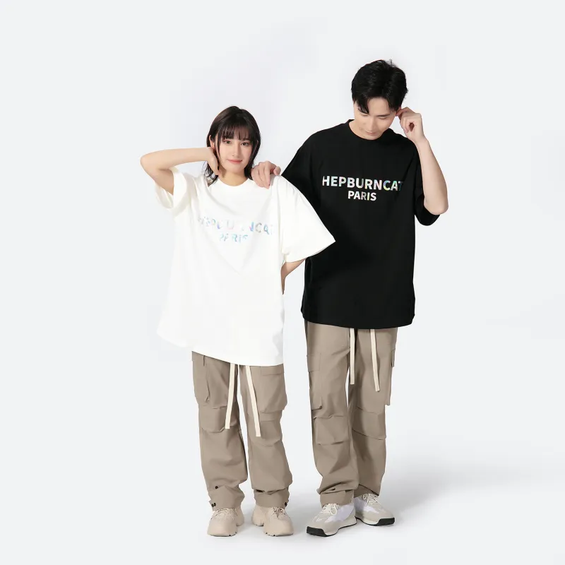 Hepburn Cat T-Shirts Unisex-2