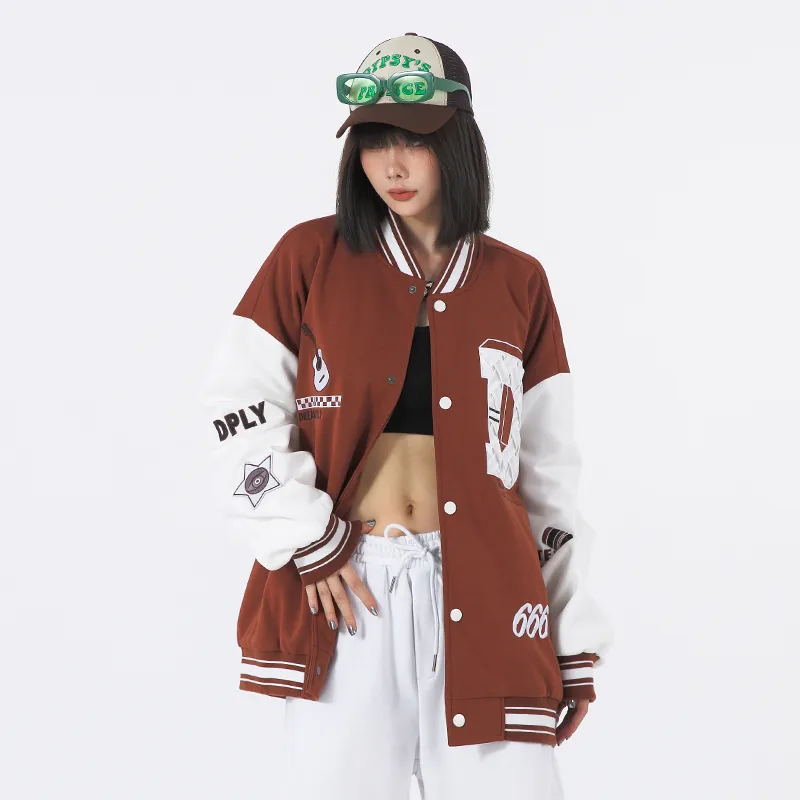 DUEPLAY Baseball Jacket Spring, Autumn And Winter Unisex-8
