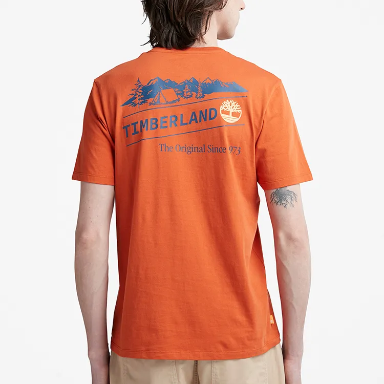 Timberland T-Shirt Men's Burnt Earth Tone-4