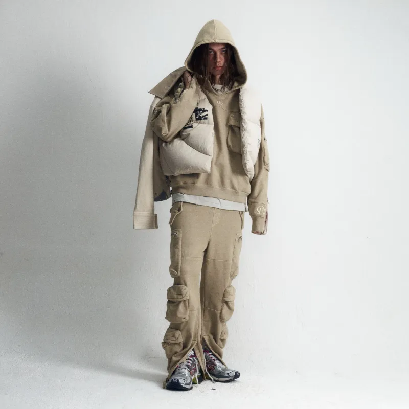 Createexploreexpandconquer Garment-dyed Cargo Trousers-6