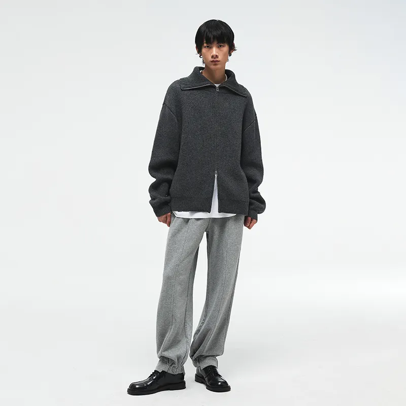 SIMPLE PROJECT Straight Sports Pants Unisex-2