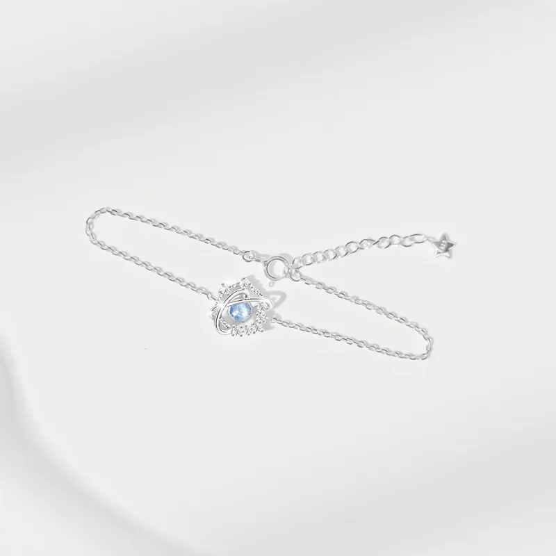 LUCKY ZHY S925 Silver Bracelets Women's-4
