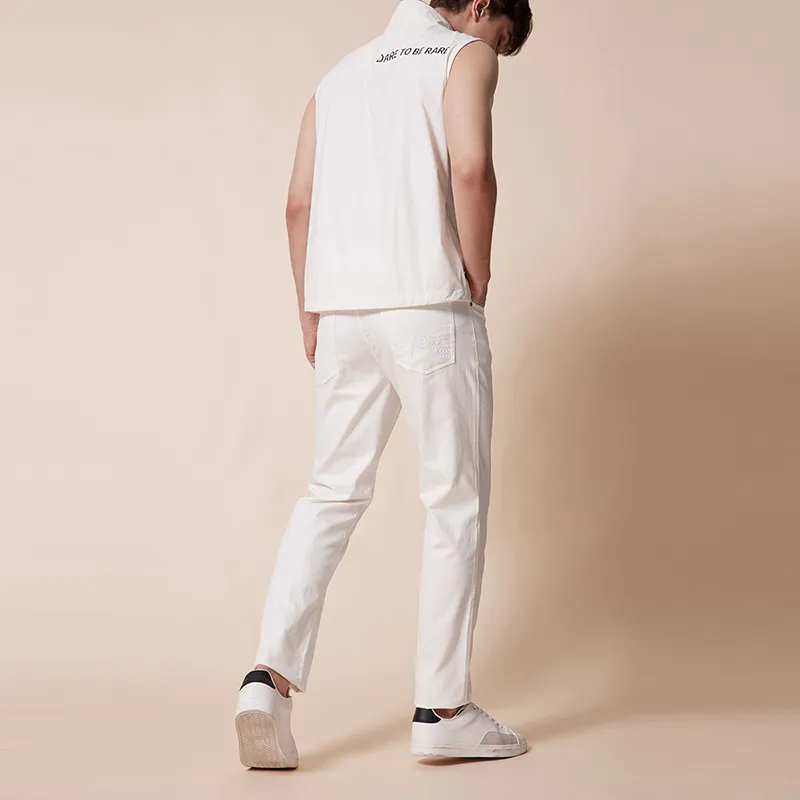 RARE SS22 Slim Fit Pants Jeans Men's White-2