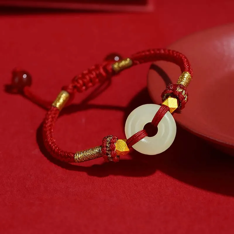 YINCHIE Hetian Jade Bracelets Kids-2