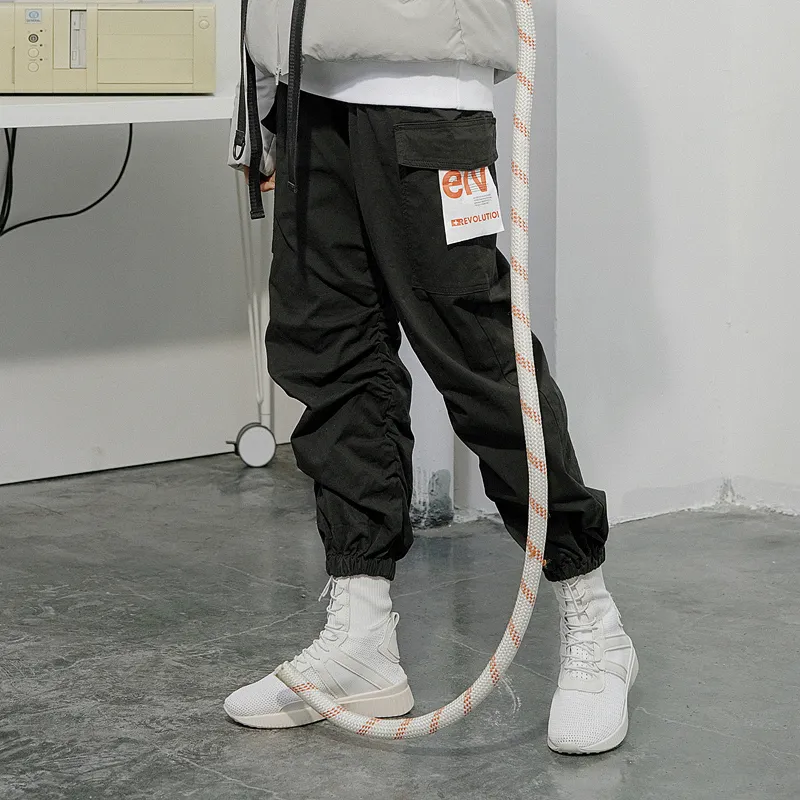 STNW Cargo Pants Unisex Black-2