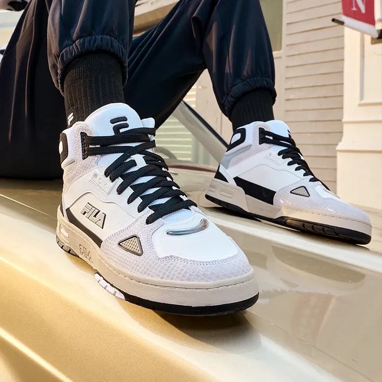 FILA FUSION Teratach Skate Shoes 'White Grey Black'-8