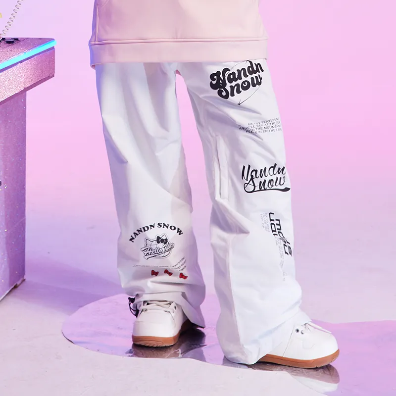 Sanrio X NANDN NANDA X Cinnamoroll Ski Pants Unisex-8
